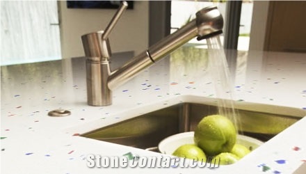 Cut to Size Quartz for Multifamily/Hospitality Projects Mainly for Bathroom Vanity Top Kitchen Countertop Directly from China Manufacturer at Cheap Pricing More Durable Than Granite