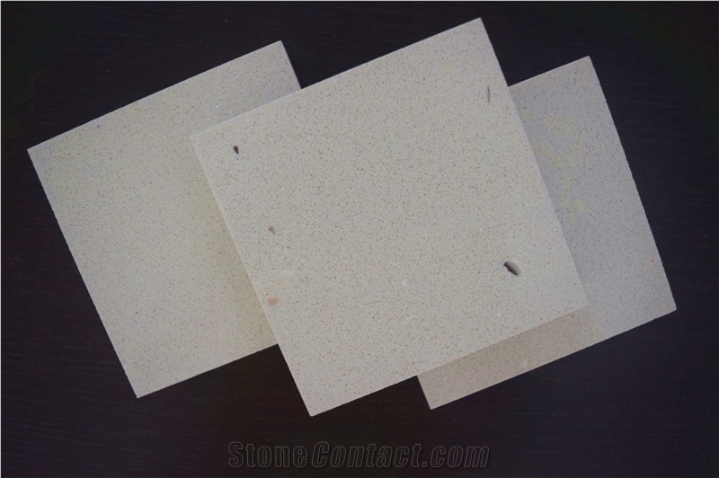 Engineered Quartz Stone Slab&Tile 1.5cm or 1.8cm Thick Solid Color Directly from China Manufacturer at Cheap Pricing More Durable Than Granite