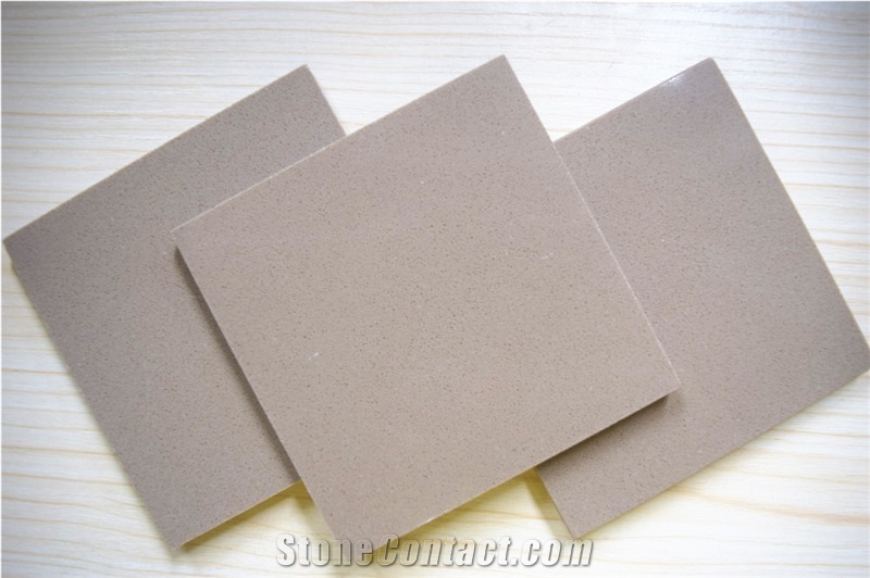 Man-Made Quartz Stone Slab&Tile Solid Color Directly from China Manufacturer at Cheap Pricing More Durable Than Granite Thickness 2cm or 3cm