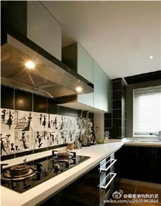 Mirror Collection China Man-Made White Quartz Stone for Multifamily/Hospitality Projects,Combines Performance and Design,Environmentally-Friendly,Slab Size 3200*1600 or 3000*1400