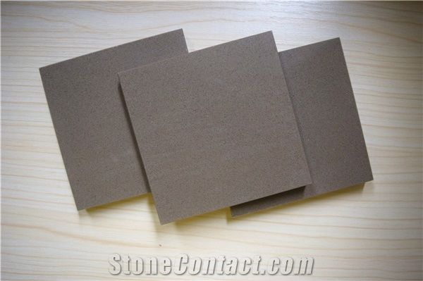 Multifamily & Hotel China Light Brown Quartz Stone Tiles & Slabs in Standard Size 3000*1400mm and 3200*1600mm with Thickness 12/15/20/25/30mm Directly from China Manufacturer at Cheap Pricing More Dur
