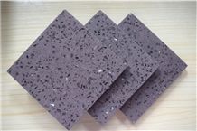 Multifamily & Hotel China Purple Quartz Stone Tiles & Slabs for Cut to Size Project Like Counter Top,Tabletop,Floor and Wall Polished Quartz Surfaces Galaxy Purple Of Crystal Collection More Durable T