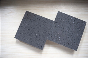 Nano Grey Crystal Collection Man-Made Quartz Stone Slabs&Tiles for Kitchen Counter Top Vanity Top Table Top Design More Durable Than Granite Thickness 2cm or 3cm with High Gloss and Hardness