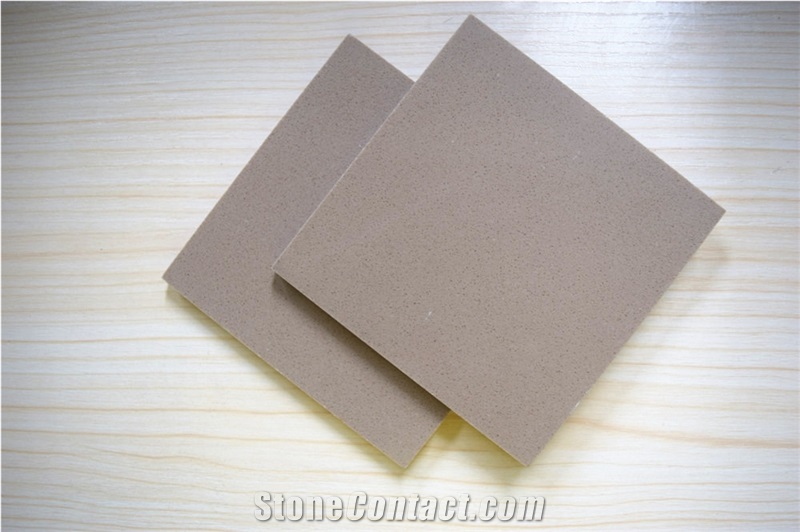 Polished Quartz Surfaces Solid Color Directly from China Manufacturer at Cheap Pricing More Durable Than Granite Thickness 2cm or 3cm