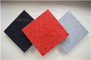 Shining Series Black Quartz Stone Tiles Sustainability in Design for Countertops,An Ideal Material for Kitchen Counter Top Bathroom Vanity Top Easy-To-Clean Resistant to Stains,Heat and Scratches