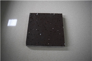Shining Series China Engineered Brown Quartz Stone Tiles,Cradle-To-Cradle,Nsf and Greenguard Certified Product,Slab Size 3200*1600 or 3000*1400 for Pre-Fabricated Tops