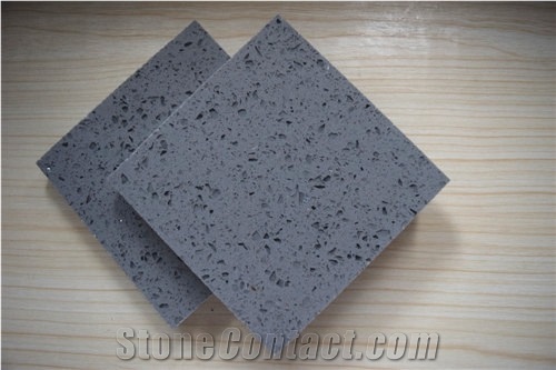 Shining Series Cut to Size Slab&Tile for Counter Top,Tabletop,Floor and Wall Polished Quartz Surfaces Slab Sizes 126 *63 and 118 *55 More Durable Than Granite