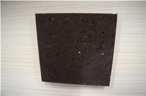 Shining Series Galaxy Black China Quartz Stone Slab&Tile for Polished Quartz Surfaces Kitchen Counter Top Vanity Top Table Top Design Slab Sizes 126 *63 and 118 *55 More Durable Than Granite
