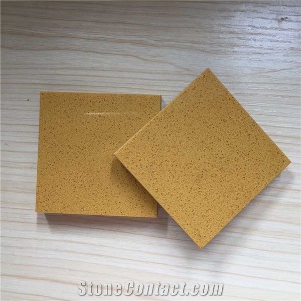 Wholesale Outstanding Pollution-Resistance,Natural Beauty,Yellow Quartz Stone Surfaces, Professional and Experienced Manufacturer and Exporter Of China Orange Engineered Stone Quartz Stone Countertops