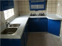 Wholesaler Of Whiteengineered Quartz Stone Slabs with Iso/Nsf Certificate for Cut-To-Size Countertop Directly from China Manufacturer at Cheap Pricing More Durable Than Granite Thickness 2cm or 3cm