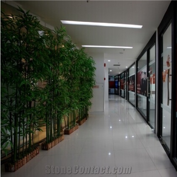 High Quality Popular Artificial Snow White Building Material Polished Nano Crystallized Glass Stone for Interior and Exterior Decoration