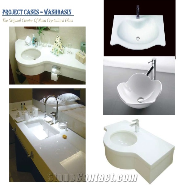 High Quality Popular Artificial Snow White Building Material Polished Nano Crystallized Glass Stone for Interior and Exterior Decoration