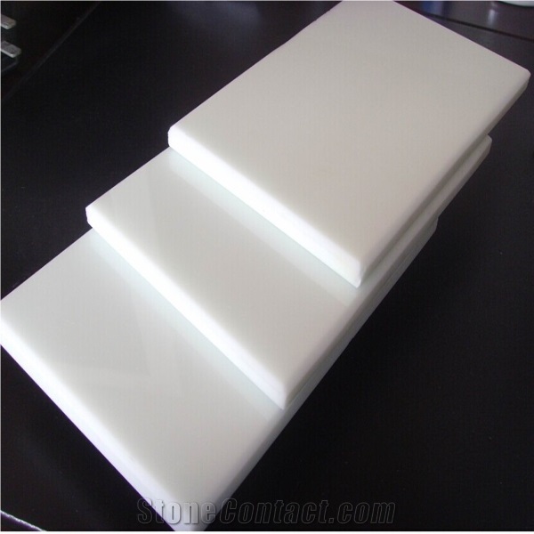 New Product High Quality Building Material Decoration Artificial High Polished Snow White No Crack Nano Crystal Glass Stone for Interior and Exterior Building