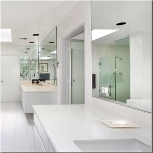 New Product High Quality Building Material Decoration Artificial High Polished Snow White No Crack Nano Crystal Glass Stone for Interior and Exterior Building