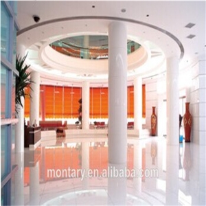 New Product High Quality Building Material Decoration Artificial High Polished Snow White No Crack Nano Crystal Glass Stone for Interior and Exterior Building