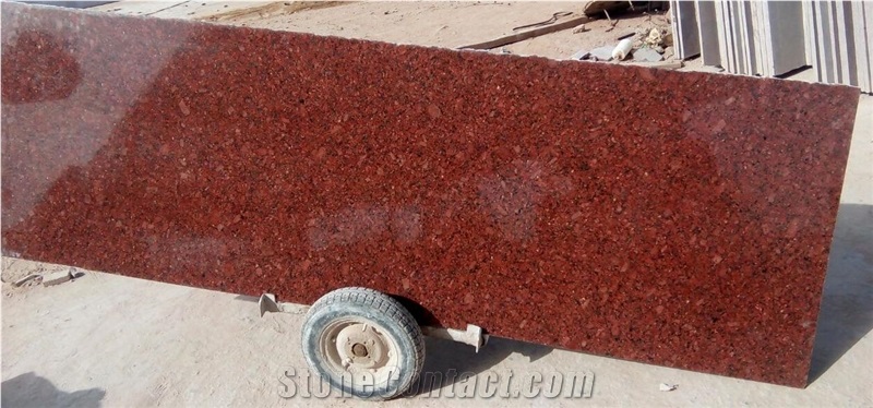 New Imperial Red Granite Slabs & Tiles, India Red Granite, Flower Red Granite
