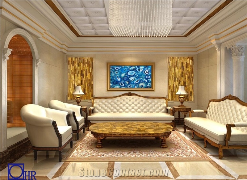Semi Precious Stone,Semigem Decorative Stone Wall