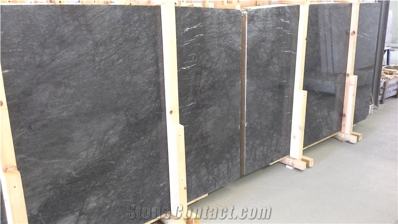 Blue Lagoon Marble, Black Marble Portugal Tiles & Slabs