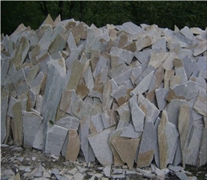 China Beige Slate Flagstone,Random Stone