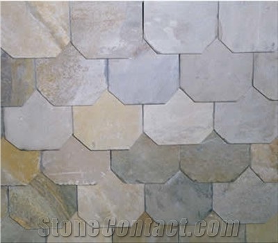 China Multicolor Slate Roofing Tiles,Roofing Slate