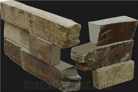 China Multicolor Slate Veneer Stone,Corner Stone, Ledge Stone
