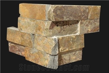 China Multicolor Slate Veneer Stone,Corner Stone, Ledge Stone