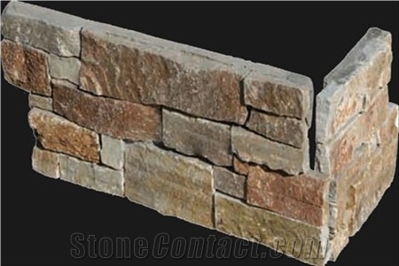 China White Slate Cultured Stone Corner Stone & Ledge Stone,Wall Stone