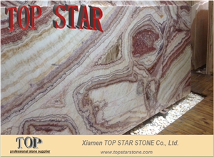 Mexico Red Fantastico Onyx Cross Cut Slab, Rojo Red Onyx Slabs & Tiles Mexico Red Fantastico Onyx Cross Cut Slab, Rojo Red Onyx Slabs & Tiles