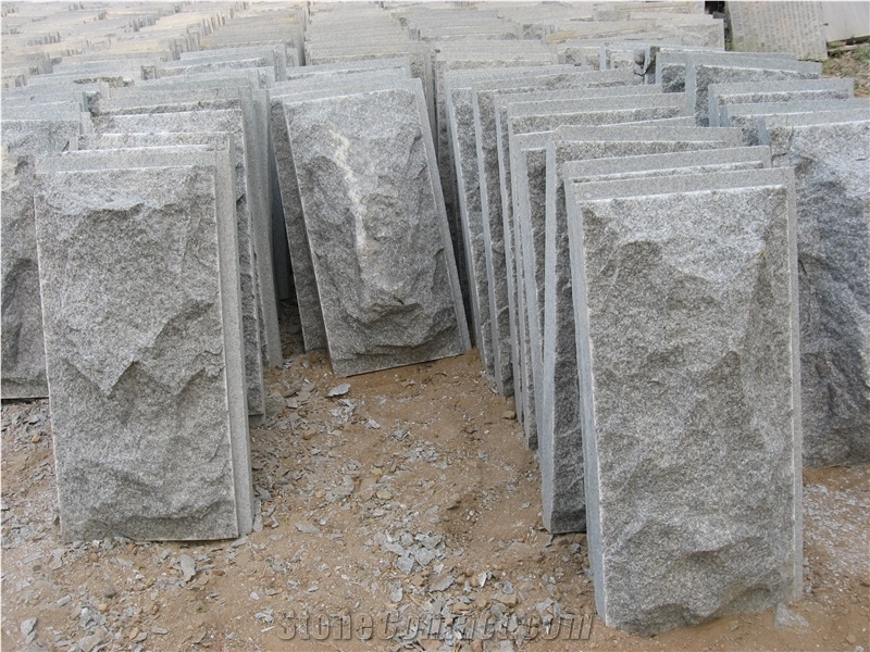 G341 Granite Wall Cladding,Mushroomed Stone,Panel