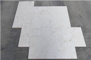 Crema Latte Marble French Pattern Set, Beige Turkey Marble Tiles & Slabs