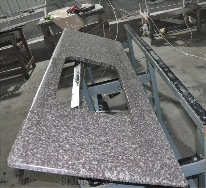 Chinese Pink G664 Violet Granite Kitchen Countertop & Vanities