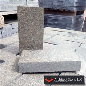 Black Gabbro Pavers Flamed