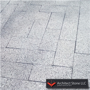 Grey Granite Pavers Flamed