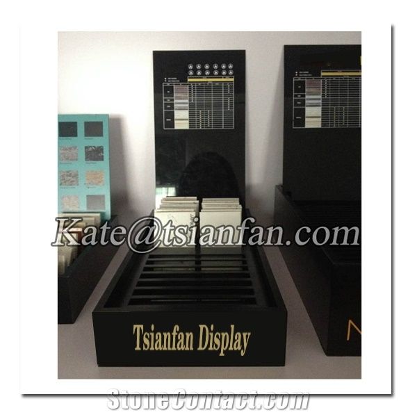 Pb009-Black Stone Acrylic Counter Display