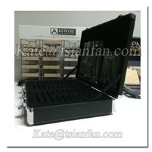 PX116---Customized quartz stone sample suitcase