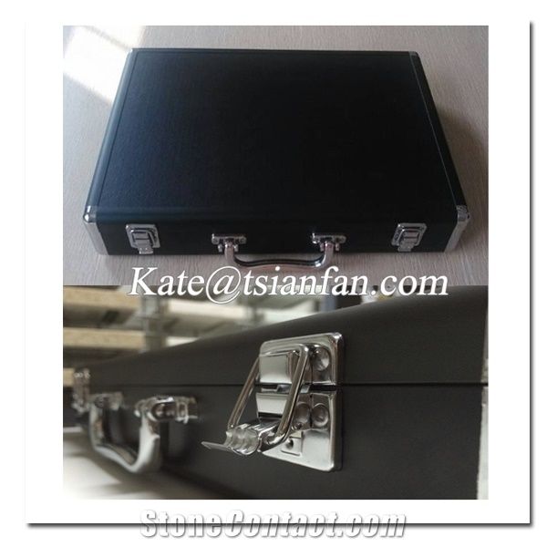 PX116---Customized quartz stone sample suitcase