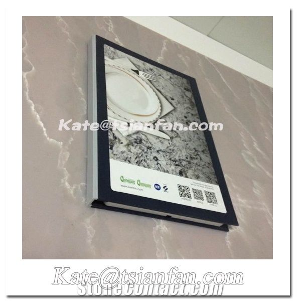 PY050---2 Folder plastic stone tile sample folder