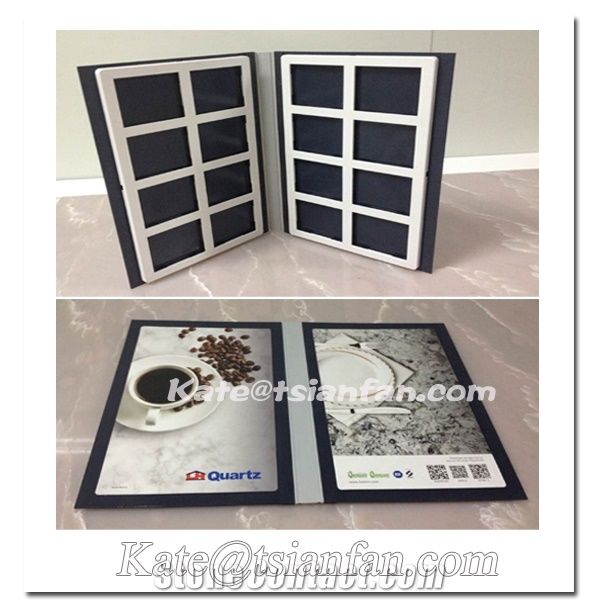 PY050---2 Folder plastic stone tile sample folder