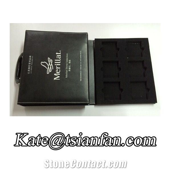 PY067--- Portable stone tile sample brochure for display