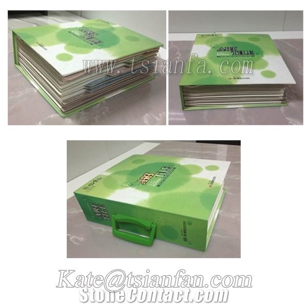 PY073--- Carton wood tile display stand