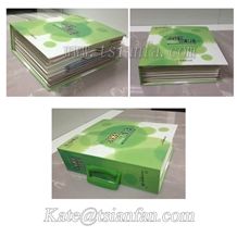 PY073--- Carton wood tile display stand