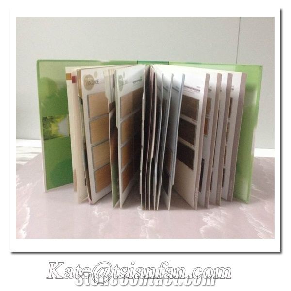 PY073--- Carton wood tile display stand