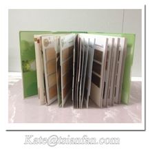PY073--- Carton wood tile display stand