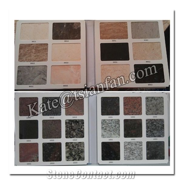 Py078 Cheap Stone Tile Sample Display Book