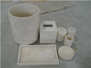 Beige Limestone Bathroom Accessories,Bathroom Sets