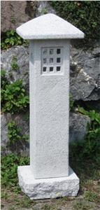 Japanese Style Grey Granite Garden Lanterns, G602 Grey Granite Garden Lanterns