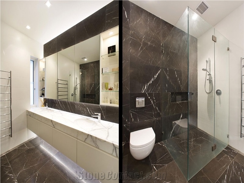 Pietra Gray Marble,Iran Grey Marble Tiles for Walling & Flooring