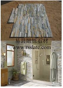 Slate for Your Bathroom Wall Decoration, Beige Slate Cultured Stone