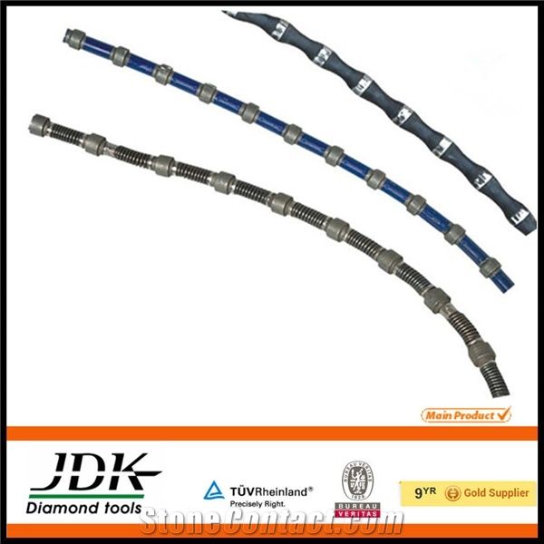 Diamond Wire Saw Diamond Cable Cutting Granite Quarry Block Squaring