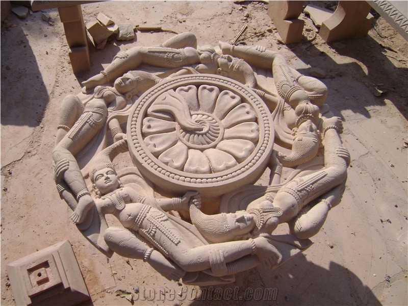 Sandstone Handicrafts Carving Jali
